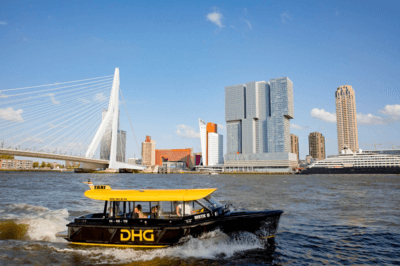 taxi boat in Rotterdam