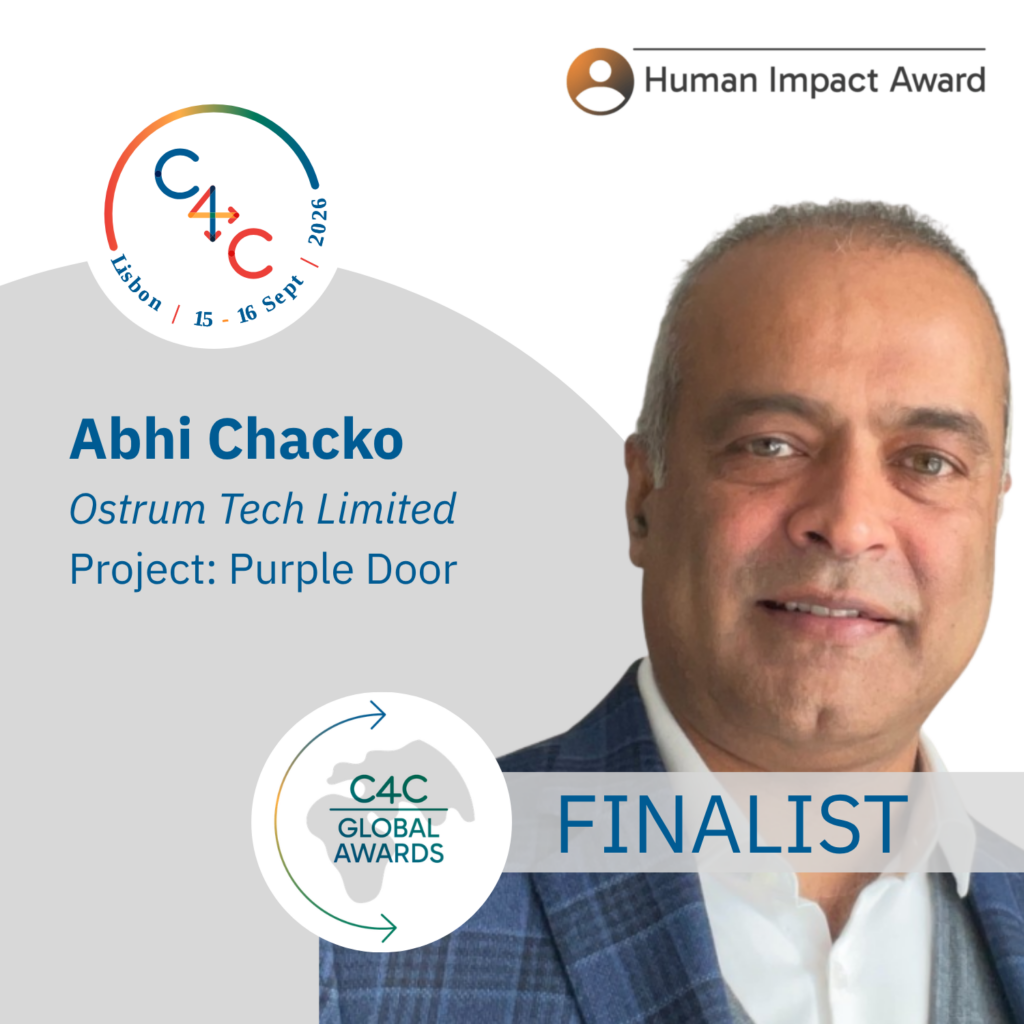 Abhi Chacko C4C Global awards finalist