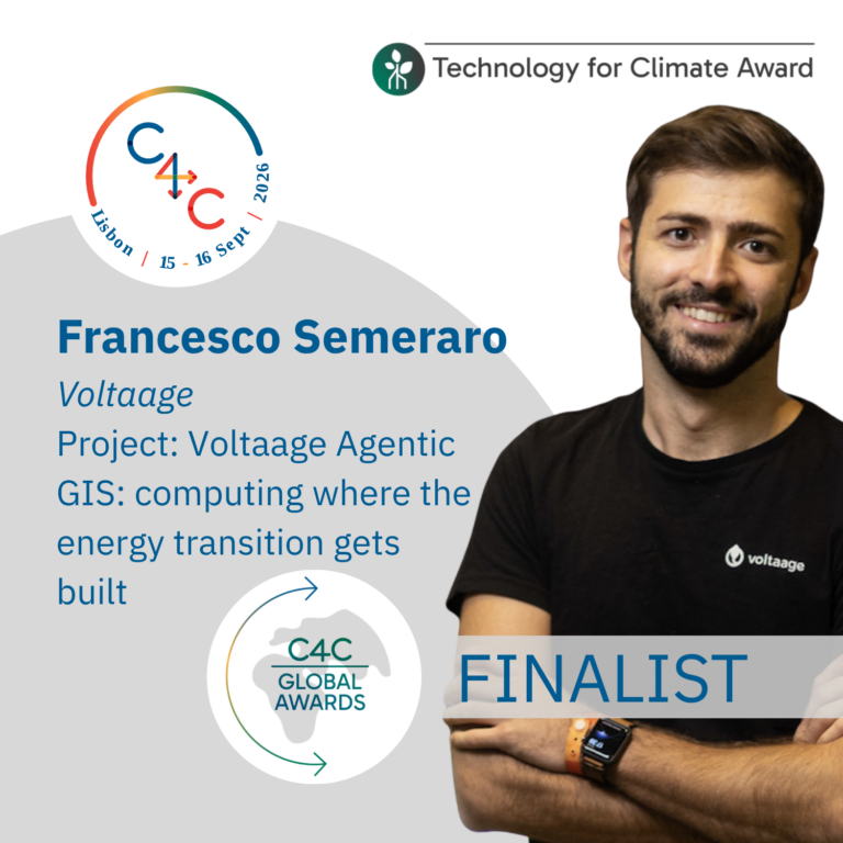 Francesco Semeraro C4C Global Awards finalist