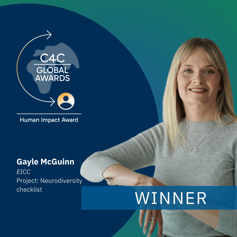 Gayle McGuinn C4C Global Awards winner